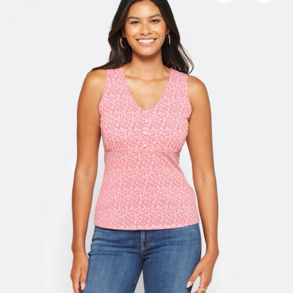 Kaileigh Ayva Button Detail Knit Top